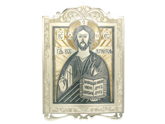 Серебряная икона «Господь Вседержитель» 